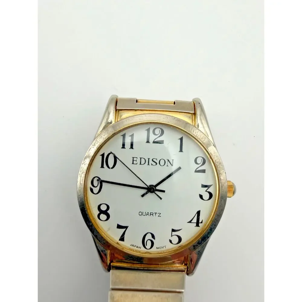 Vintage Edison Quartz Wristwatch – Working Condition